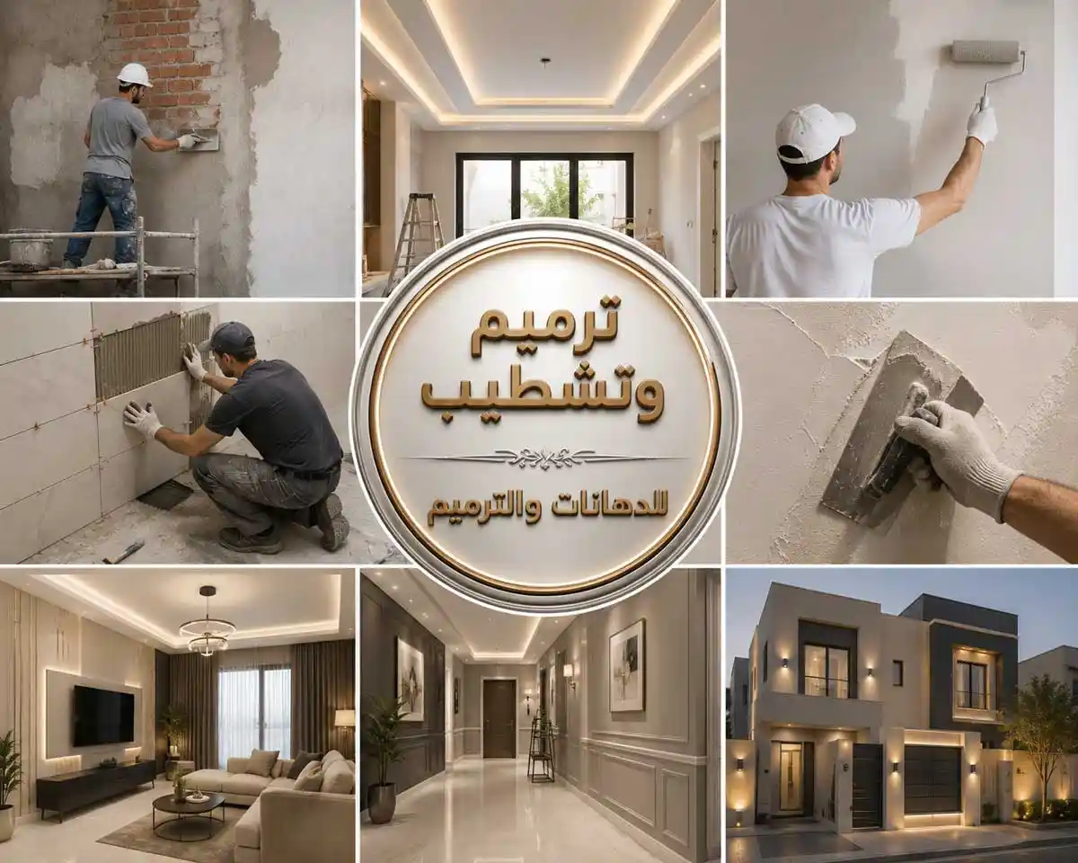 ترميم وتشطيب